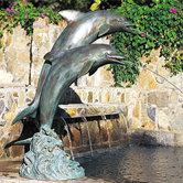 Double Dolphin Fountain