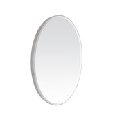 Contemporary Oval Bevel Wall Mirror
