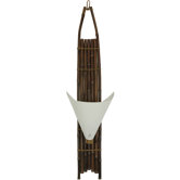 39" Baku Japanese Bamboo Wall Sconce