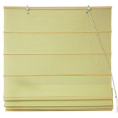 Cotton Roman Shades Blinds in Yellow Cream