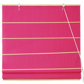 Cotton Roman Shades Blinds in Pink