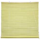 Shoji Paper Roll Up Blinds in Light Yellow