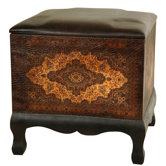 Olde-Worlde Baroque Cube Ottoman
