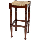29" Classic Woven Top Barstool in Cherry