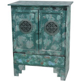 Small Distressed Wedding Cabinet