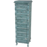 Distressed Eight Drawer Chest