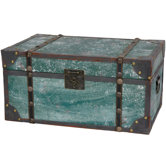 Distressed Wooden Trunk