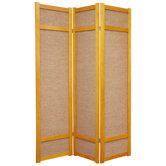72" Jute Shoji Screen in Honey
