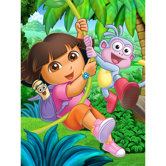 Dora, Boots and Map Wall Art