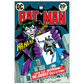 Batman and The Joker Comic Book Wall Art