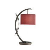 Eclipse One Light Table Lamp in Metallic Bronze