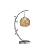 Eclipse One Light Table Lamp in Satin Nickel