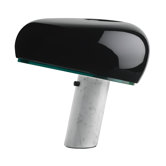 Snoopy Touch Table Lamp in White Marble