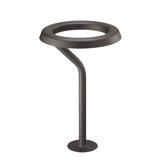 Belvedere Round Floor Lamp in Dark Brown