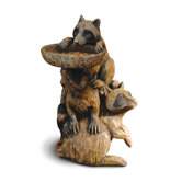 Animal Pedestal Bird Bath / Feeder