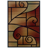 Adana Geometrics and Swirls Frames Rug