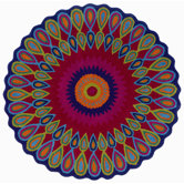 Vibrance Multi Peacock Kids Rug