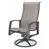 Momentum Sling Supreme Swivel Dining Arm Chair