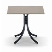 32'' Rectangle Werzalit Counter Height Table with No Hole