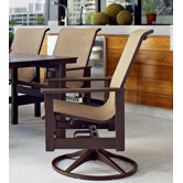 Leeward Swivel Dining Arm Chair
