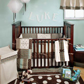 Mad About Plaid In Blue Crib Bedding Collection