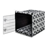 Luxury Diam Microvelvet Dog Crate Cover