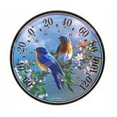 James Hautman Indoor / Outdoor Bluebird Thermometer