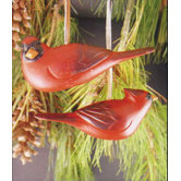 Two Assorted Cardinals Ornament