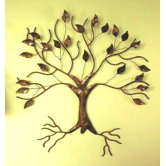 Flamed Copper Finish Wall Mount Ornament