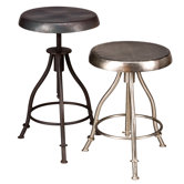 Iron Swivel Stool