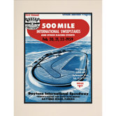 NASCAR Matted 10.5" x 14" Daytona 500 Program Print