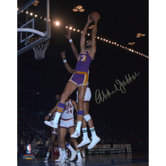 Kareem Abdul Jabbar Los Angeles Lakers vs Milwaukee Bucks Autographed Photograph