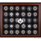 30 Hockey Puck Logo Display Case