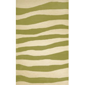 Spello Wavey Stripe Sage Outdoor Rug