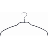 Mawa Silhouette light 42/FT Hangers in Black (Pack of 24)