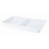 Gastronorms 1/1 GN Divided Food Pan in White