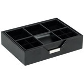 Heritage Men's Accessories Set of Two Valet Trays in Black