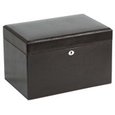 London Medium Jewelry Case in Cocoa