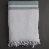 Ayrika Extra Soft Terry Fouta Towel in Green