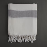 Ayrika Natural Cotton Fouta Towel in Gray