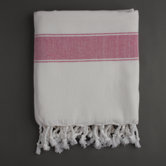 Ayrika Natural Cotton Fouta Towel in Pink
