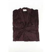 Bamboo Velour Bath Robe in Black