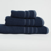 Bamboo 3 Piece Lavish Towel Set in Blue