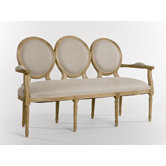 Medallion Settee Loveseat