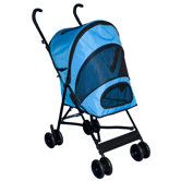Travel Lite Pet Stroller in Ocean Blue