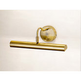 Louvre Picture Light in Antique Brass