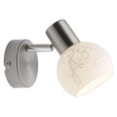 Bona Wall Spotlight in Satin Chrome