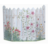 Picket Fence 3 Panel MDF Fireplace Screen