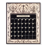 Black and Cream Magnetic Tile Perpetual Calendar