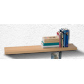 Wandregal "Board I" in Buche